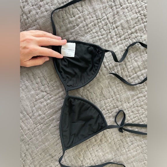 Black Patrick Robinson for Target bikini top size large - Picture 2 of 4